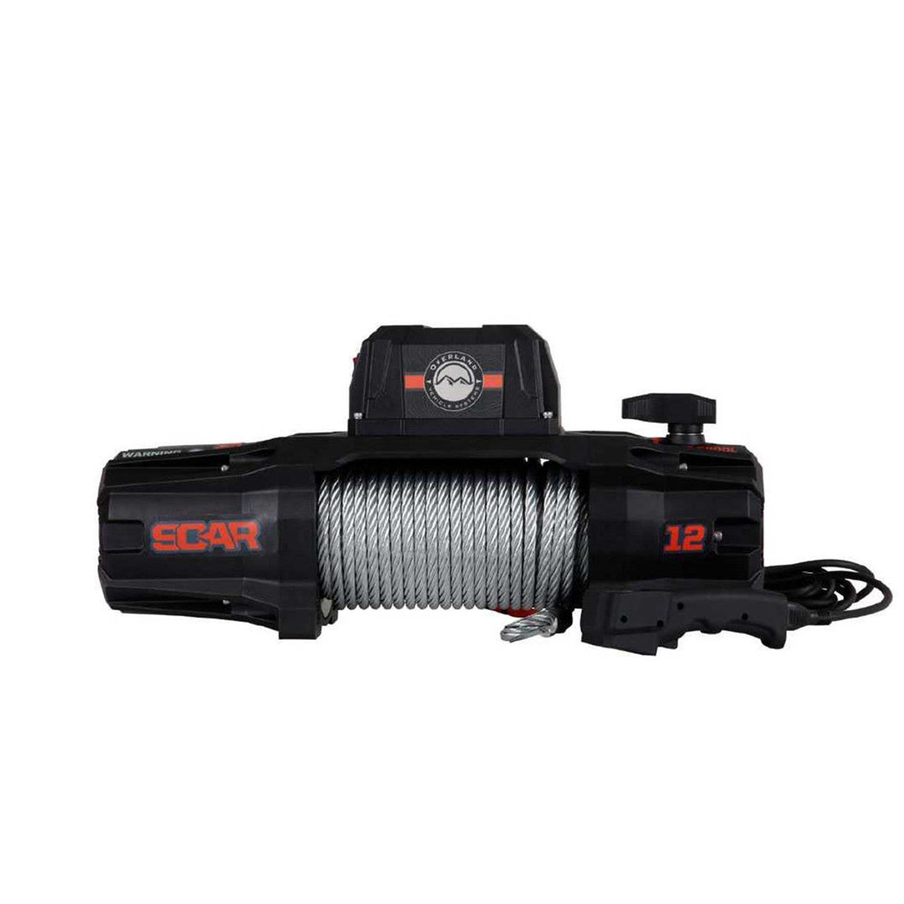 Overland Vehicle Systems SCAR 12 - 12,000 lb. Winch With Steel Cable and Wireless Remote Overland Vehicle Systems