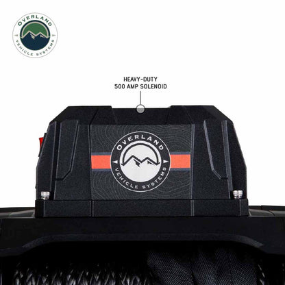 SCAR 12 - 12,000 lb. Winch With Steel Cable and Wireless Remote Overland Vehicle Systems-5