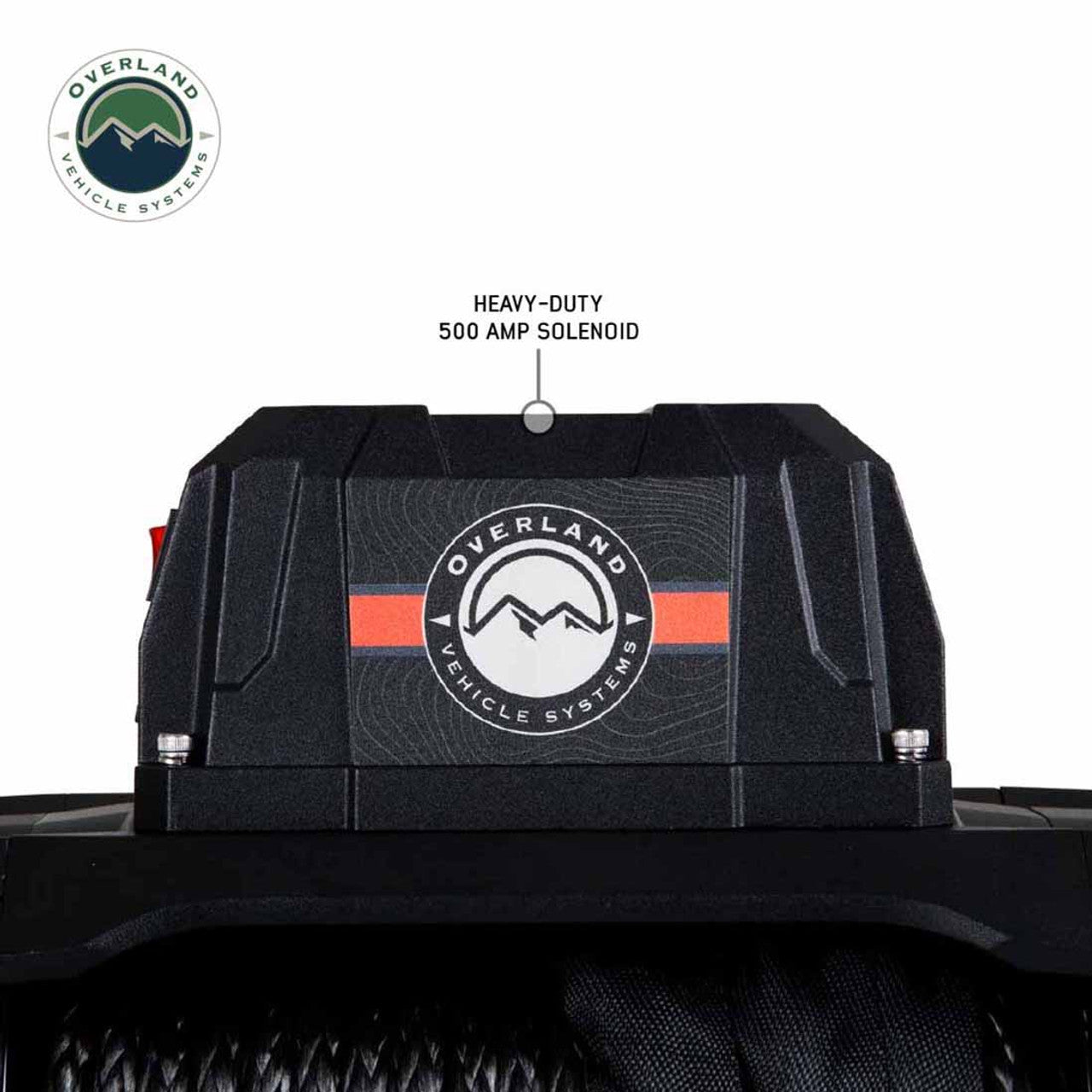 Overland Vehicle Systems SCAR 12P - 12,000 lb. Winch With Synthetic Rope and Wireless Remote Overland Vehicle Systems