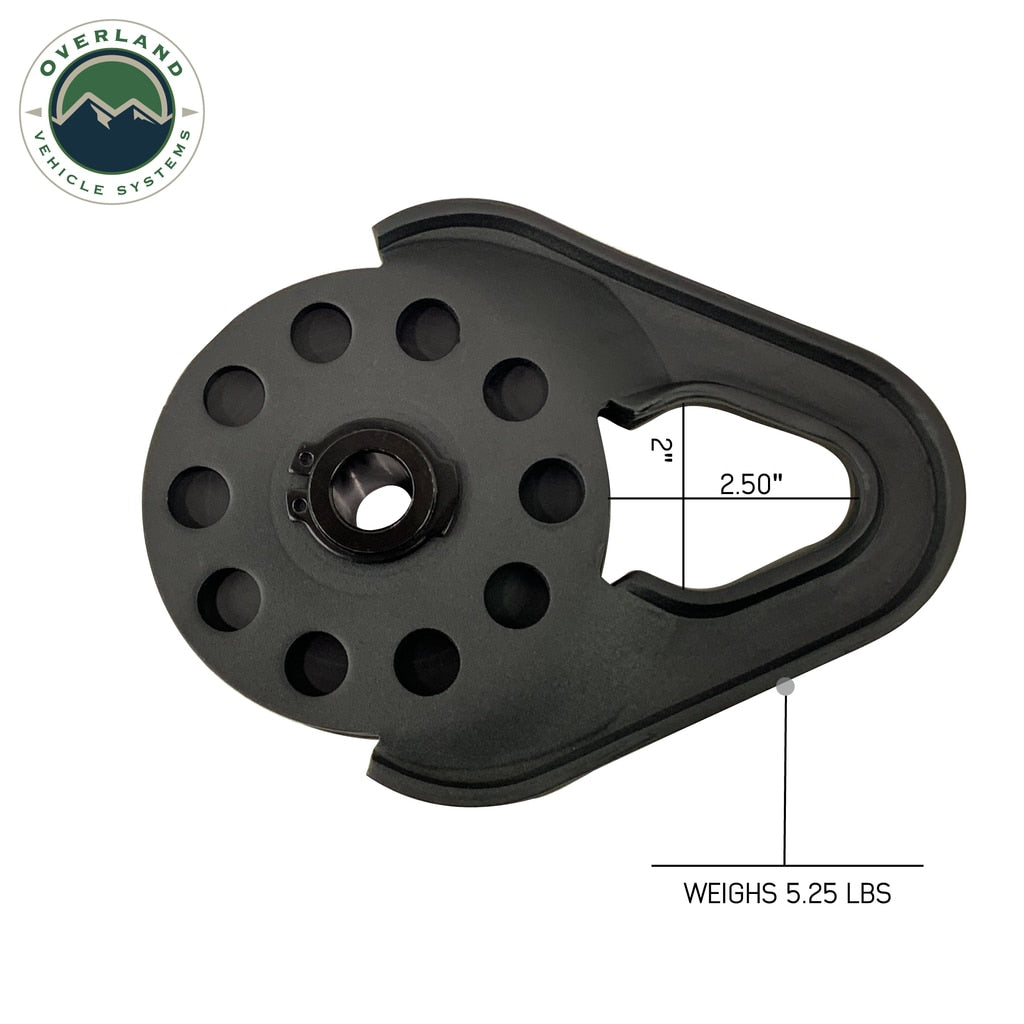 Overland Vehicle Systems Snatch Block Pulley - Standard Universal Overland Vehicle Systems