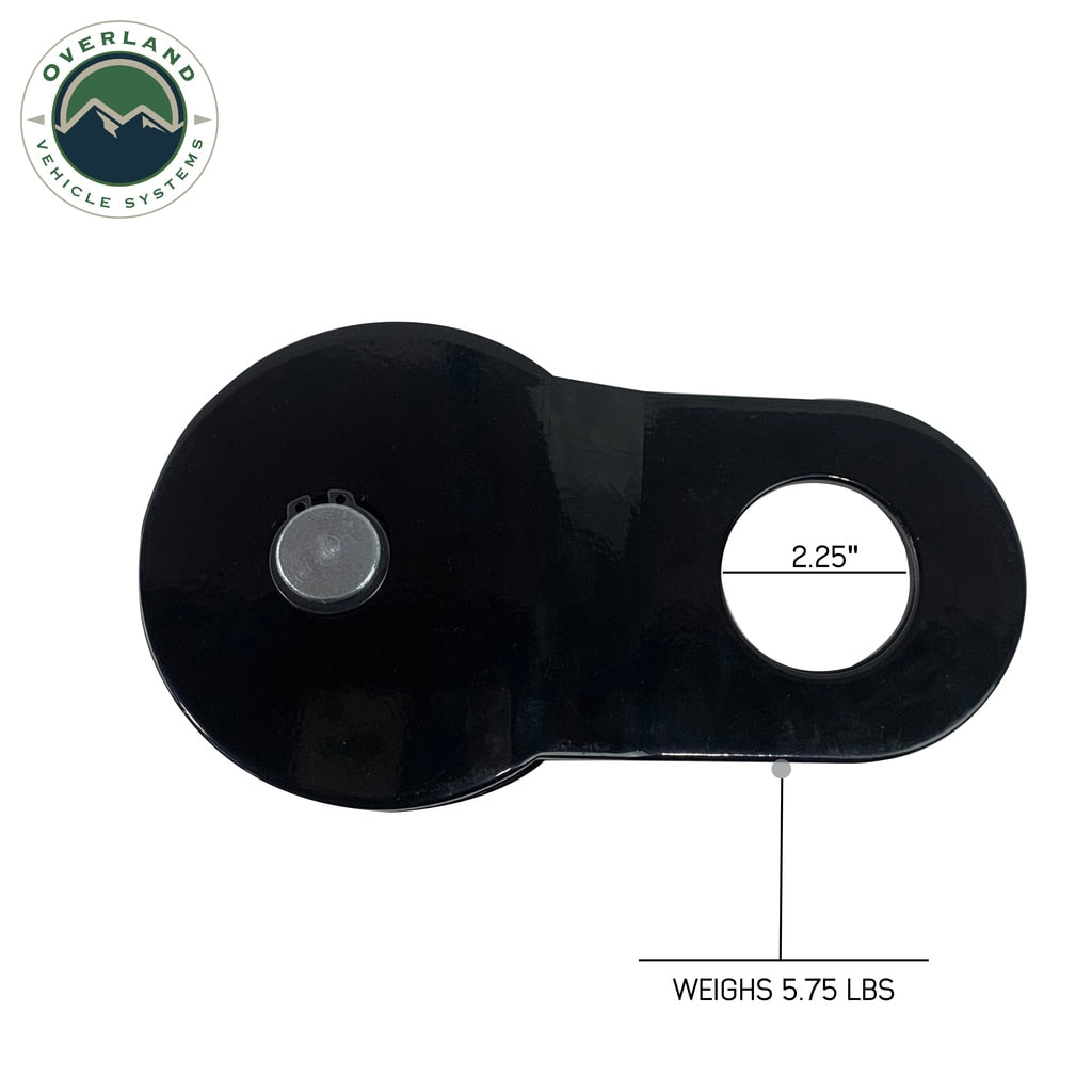 Overland Vehicle Systems Snatch Block - Heavy Duty Universal Snatch Block Pulley Overland Vehicle Systems
