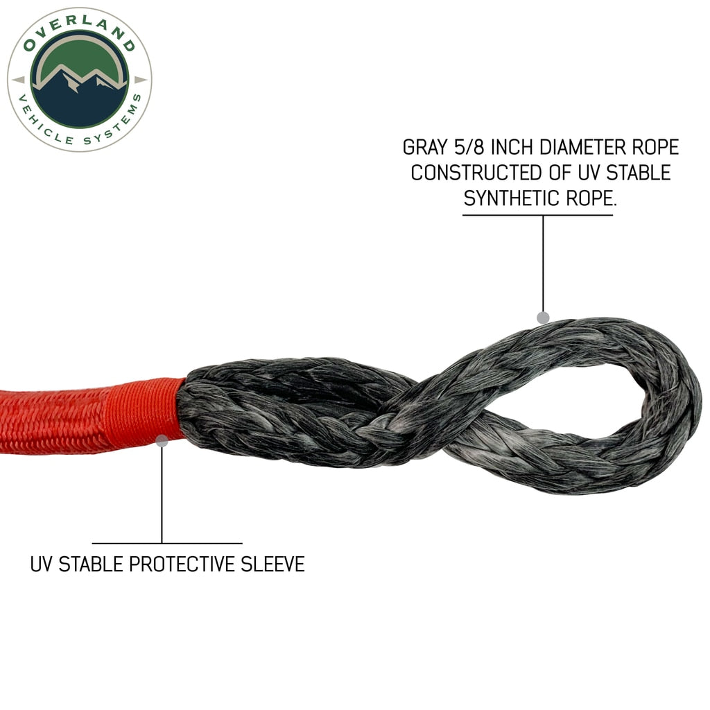 Overland Vehicle Systems Soft Recovery Shackle With A Breaking Strength of 44,500 lbs Overland Vehicle Systems