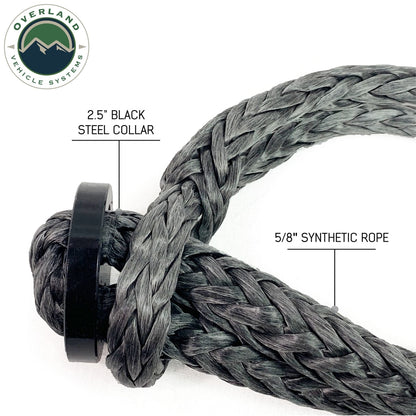 Soft Shackle Recovery 5/8 44,500 lb. With Collar Overland Vehicle Systems-3