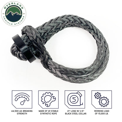 Soft Shackle Recovery 5/8 44,500 lb. With Collar Overland Vehicle Systems-5