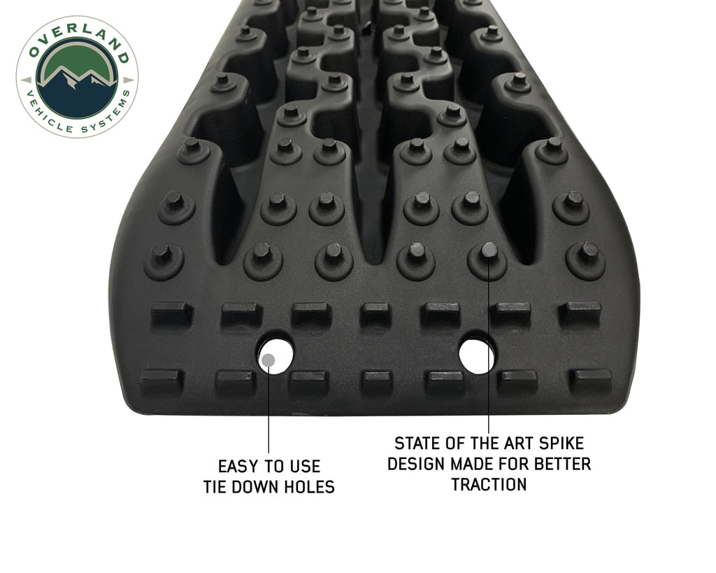 Recovery Ramps for 4WDs Gray/Black Universal + Storage Bag Overland Vehicle Systems-1