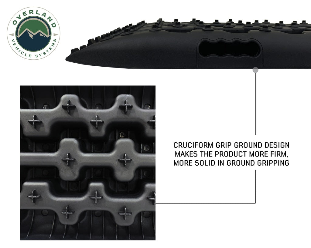 Recovery Ramps for 4WDs Gray/Black Universal + Storage Bag Overland Vehicle Systems-3