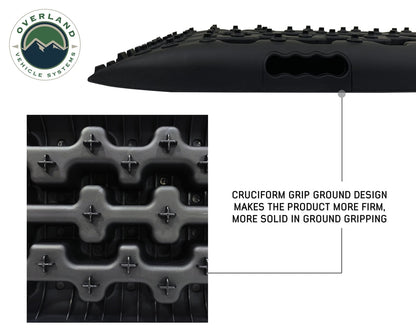 Recovery Ramps for 4WDs Gray/Black Universal + Storage Bag Overland Vehicle Systems-3