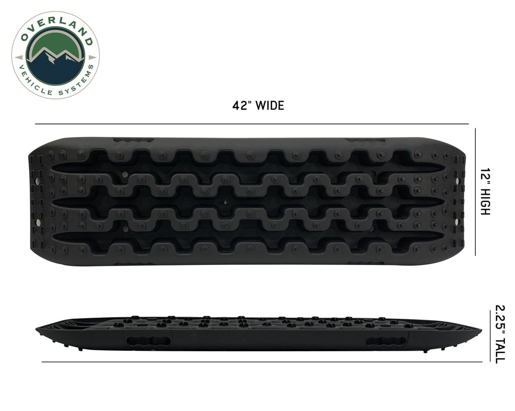 Recovery Ramps for 4WDs Gray/Black Universal + Storage Bag Overland Vehicle Systems-4