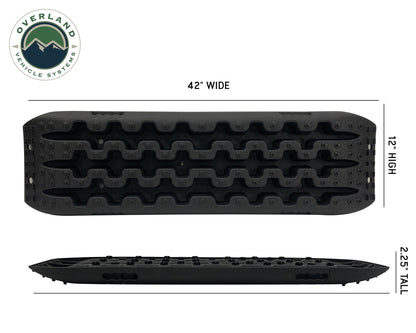 Recovery Ramps for 4WDs Gray/Black Universal + Storage Bag Overland Vehicle Systems-4