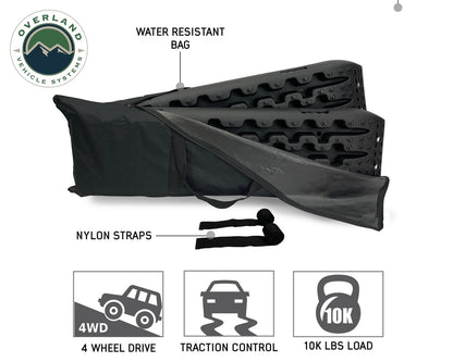 Recovery Ramps for 4WDs Gray/Black Universal + Storage Bag Overland Vehicle Systems-5