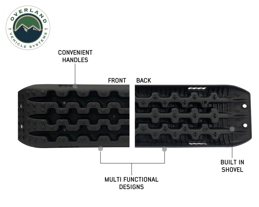 Recovery Ramps for 4WDs Gray/Black Universal + Storage Bag Overland Vehicle Systems-6