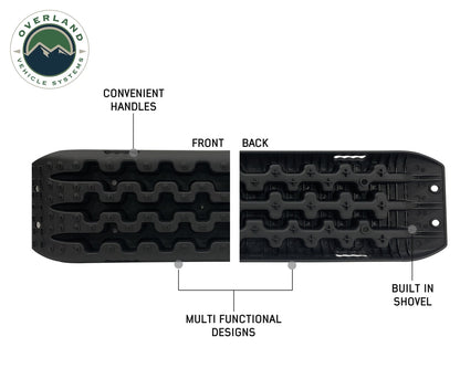 Recovery Ramps for 4WDs Gray/Black Universal + Storage Bag Overland Vehicle Systems-6
