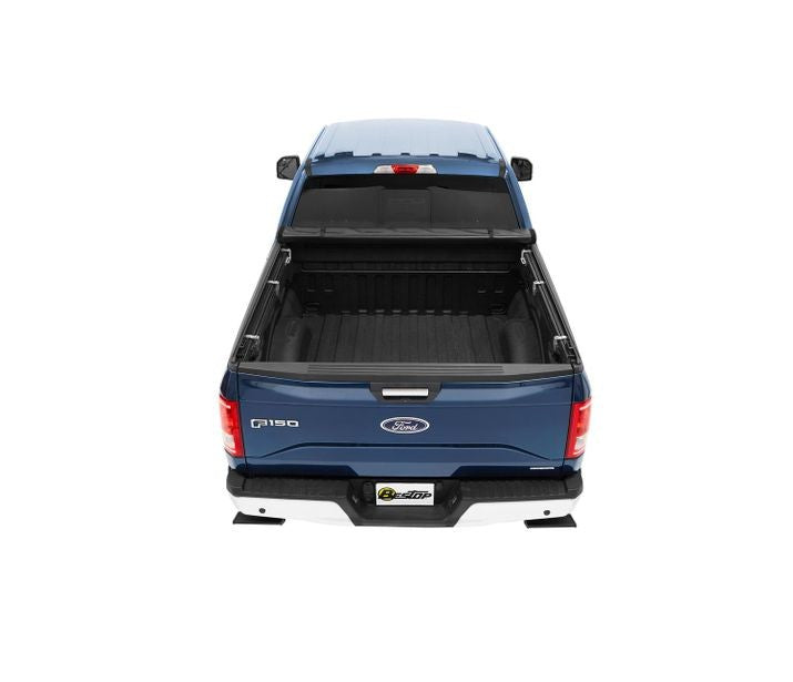 Bestop EZ-Roll Soft Tonneau Cover For Ford 2017-2024 F-250/F-350 Super Duty Black Tailgate Spoiler Not Included Bestop