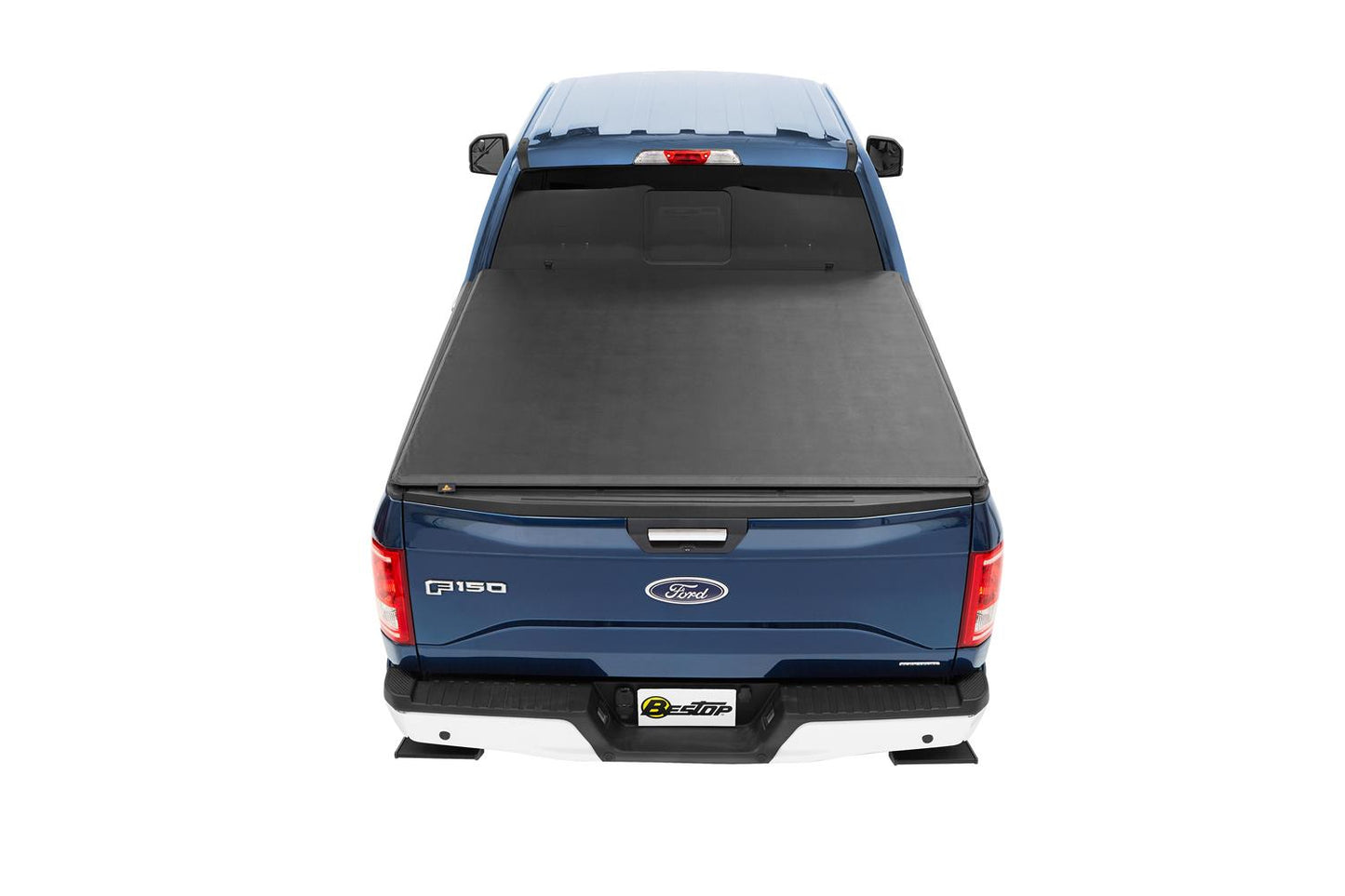 Bestop EZ-Roll Soft Tonneau Cover For Ford 2017-2024 F-250/F-350 Super Duty Black Tailgate Spoiler Not Included Bestop