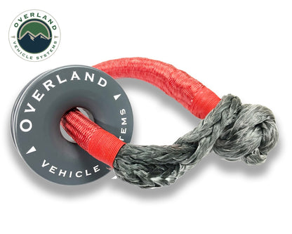 Recovery Snatch Ring 4.00 41,000 lb. Gray With Storage Bag Overland Vehicle Systems-3