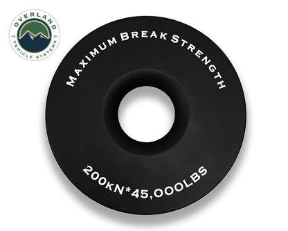 Recovery Ring 6.25 Inch 45,000 lb. Black With Storage Bag Overland Vehicle Systems-2