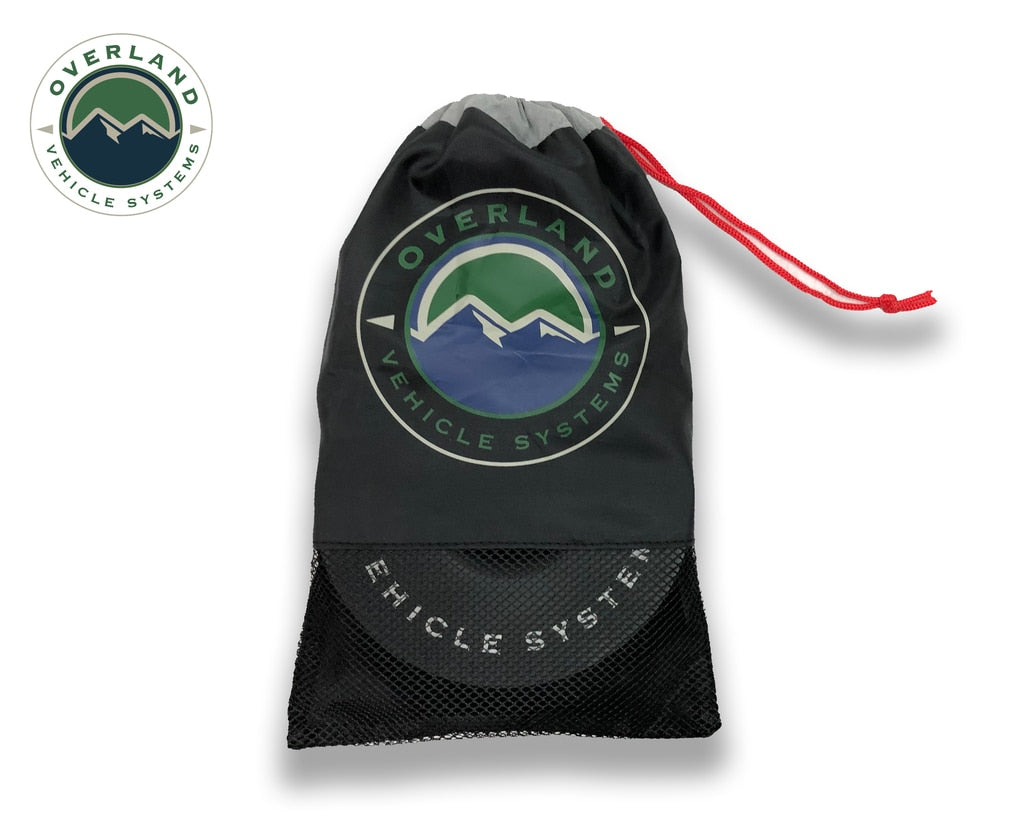 Overland Vehicle Systems Recovery Ring 6.25 Inch 45,000 lb. Black With Storage Bag Overland Vehicle Systems