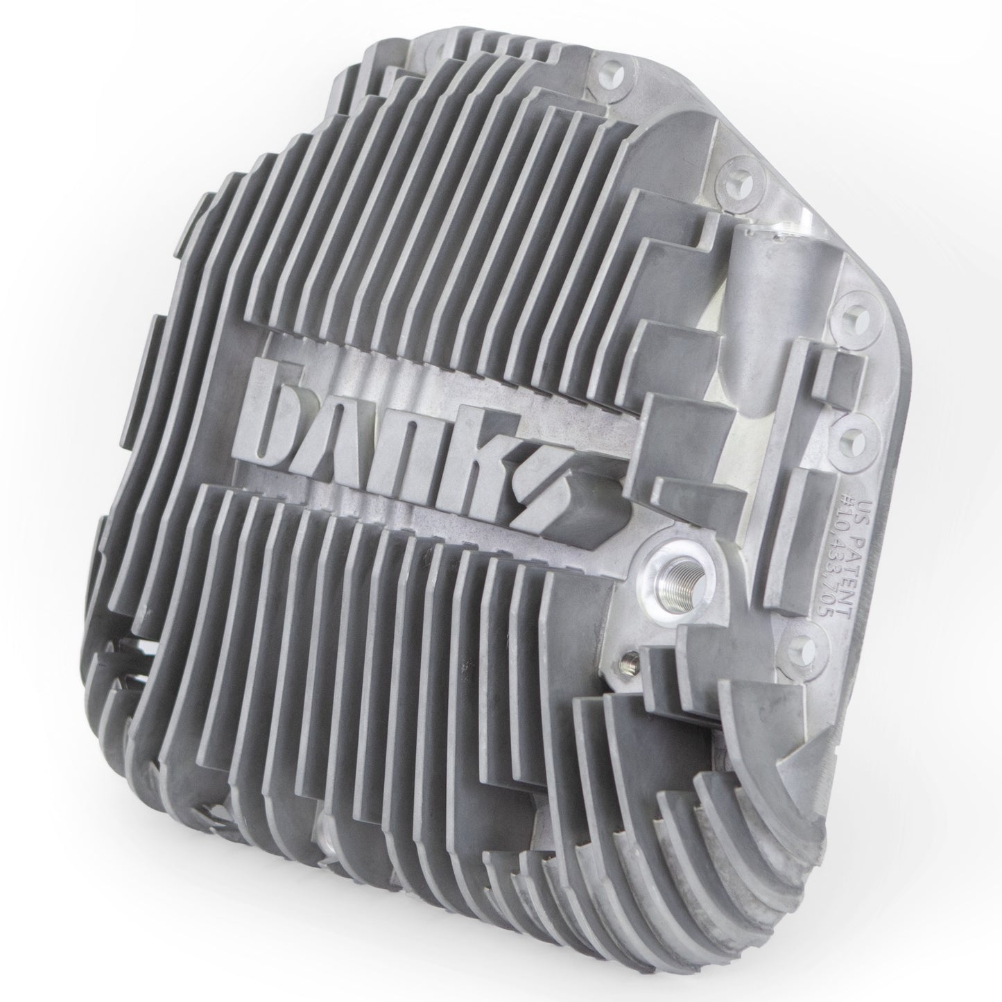 Ram-Air Differential Cover Kit Natural Aluminum w/Hardware for 17-24 Ford F250 HD Tow Pkg and F350 SRW with Dana M275 Rear Axle Banks Power-1
