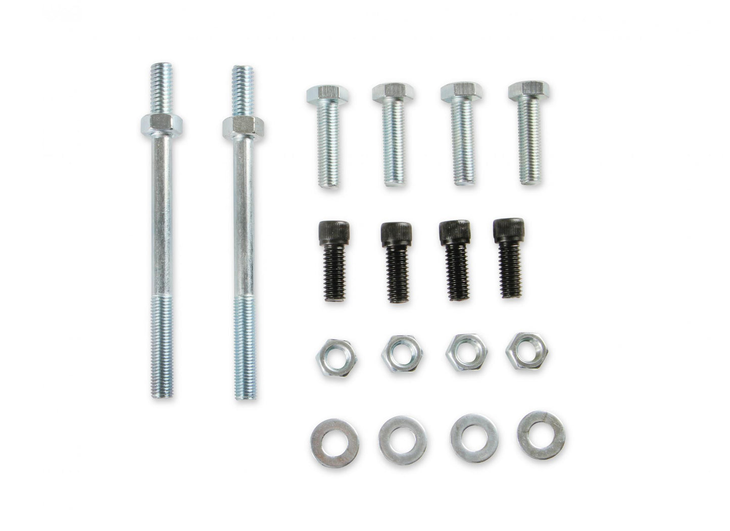 Carb Adapter Open Center Adapts 4-barrel Square Flange carburetors to spreadbore intake manifolds Mr Gasket-2