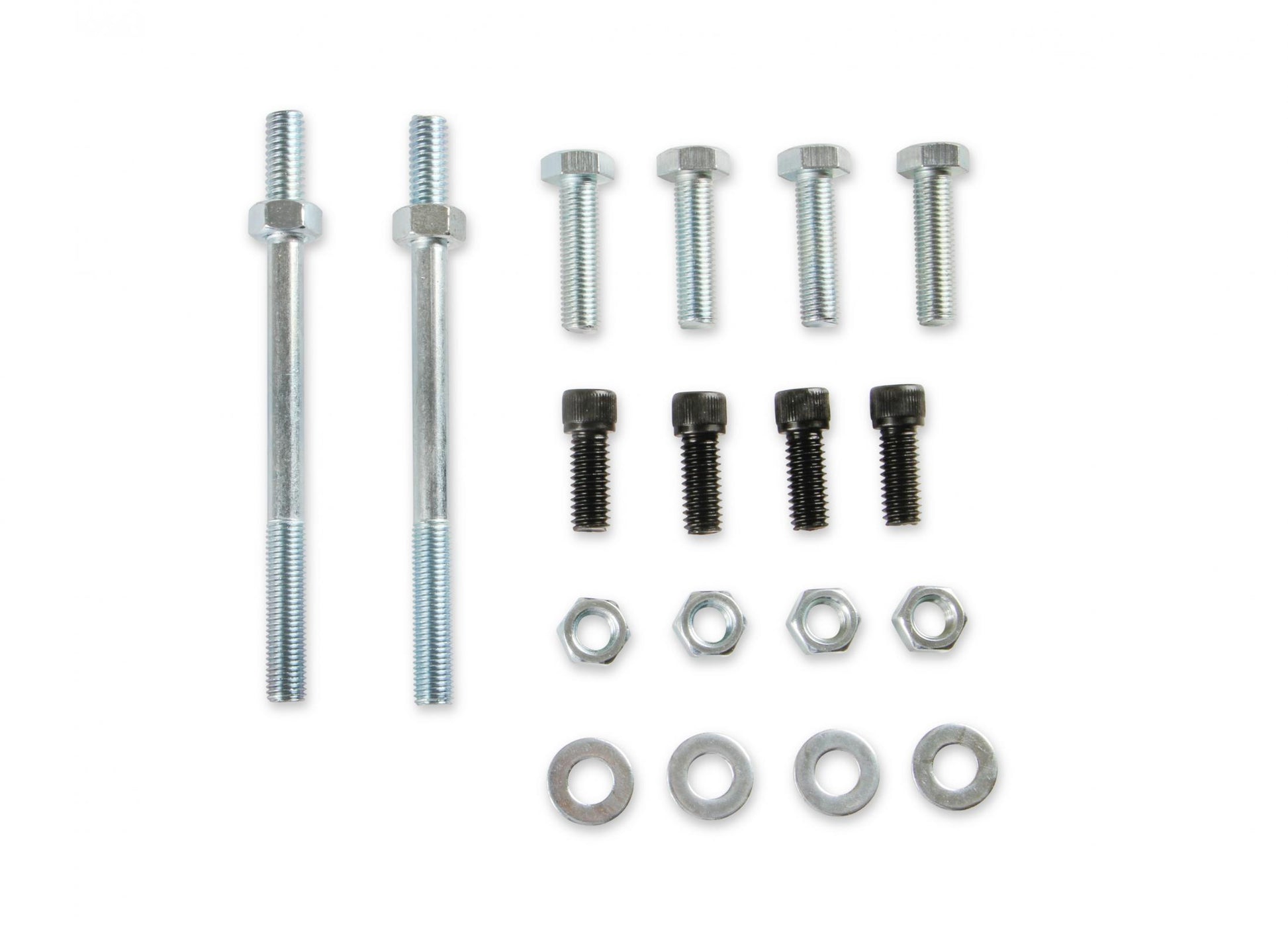 Carb Adapter Open Center Adapts 4-barrel Square Flange carburetors to spreadbore intake manifolds Mr Gasket-2
