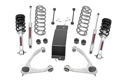 3.5 Inch Lift Kit N3 Struts Forged UCAs Chevy/GMC SUV 1500 (07-20) Rough Country