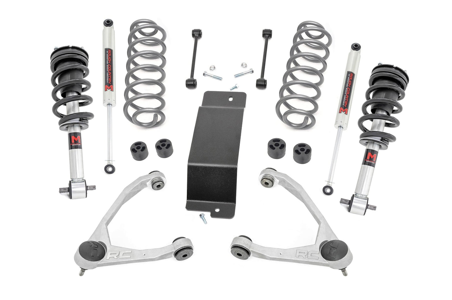 3.5 Inch Lift Kit M1 Struts Forged UCAs Chevy/GMC SUV 1500 2WD/4WD (2007-2020) Rough Country