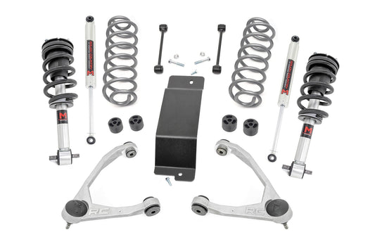 3.5 Inch Lift Kit M1 Struts Forged UCAs Chevy/GMC SUV 1500 2WD/4WD (2007-2020) Rough Country