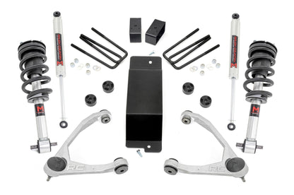 3.5 Inch Lift Kit Forged UCA M1 Strut - Silverado/Sierra 1500 (14-16) Rough Country