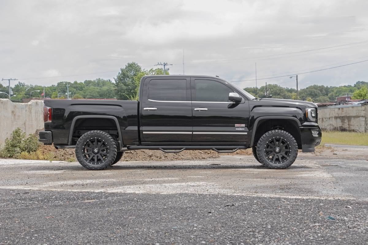 3.5 Inch Lift Kit Forged UCA Vertex Red Silverado/Sierra 1500 (07-16) Rough Country-2