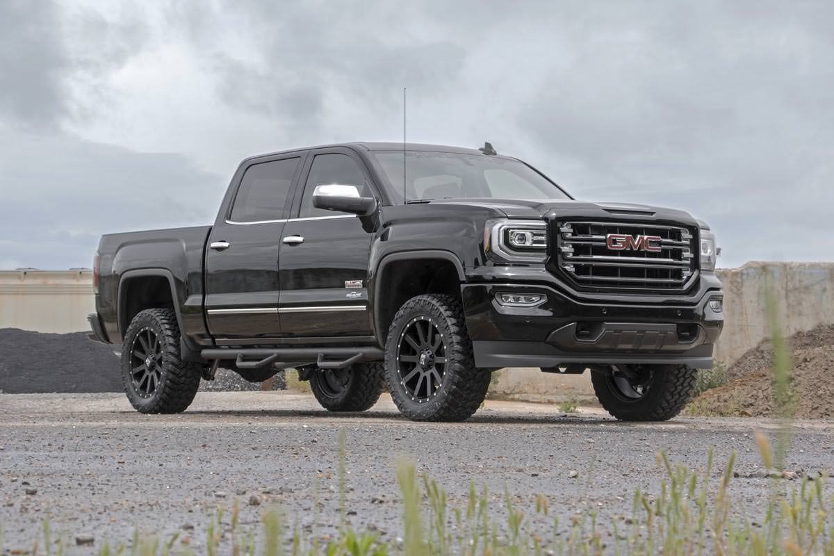3.5 Inch Lift Kit Forged UCA Vertex/V2 Silverado/Sierra 1500 (07-16) Rough Country-3