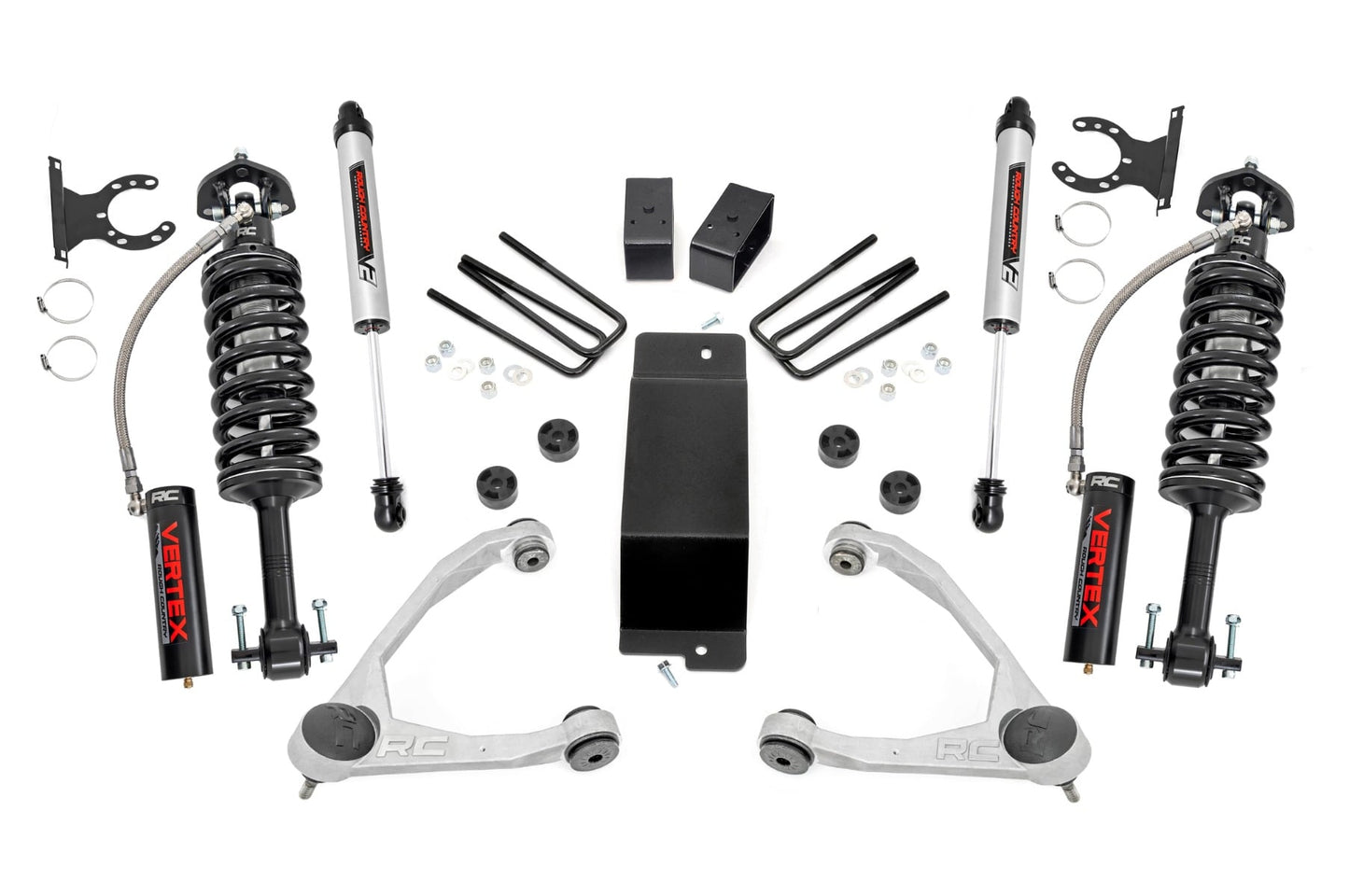 3.5 Inch Lift Kit Forged UCA Vertex/V2 Silverado/Sierra 1500 (07-16) Rough Country