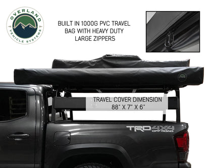 Freestanding 270 Degree Awnings For Mid - High Roofline Vans Driver side Overland Vehicle Systems-13
