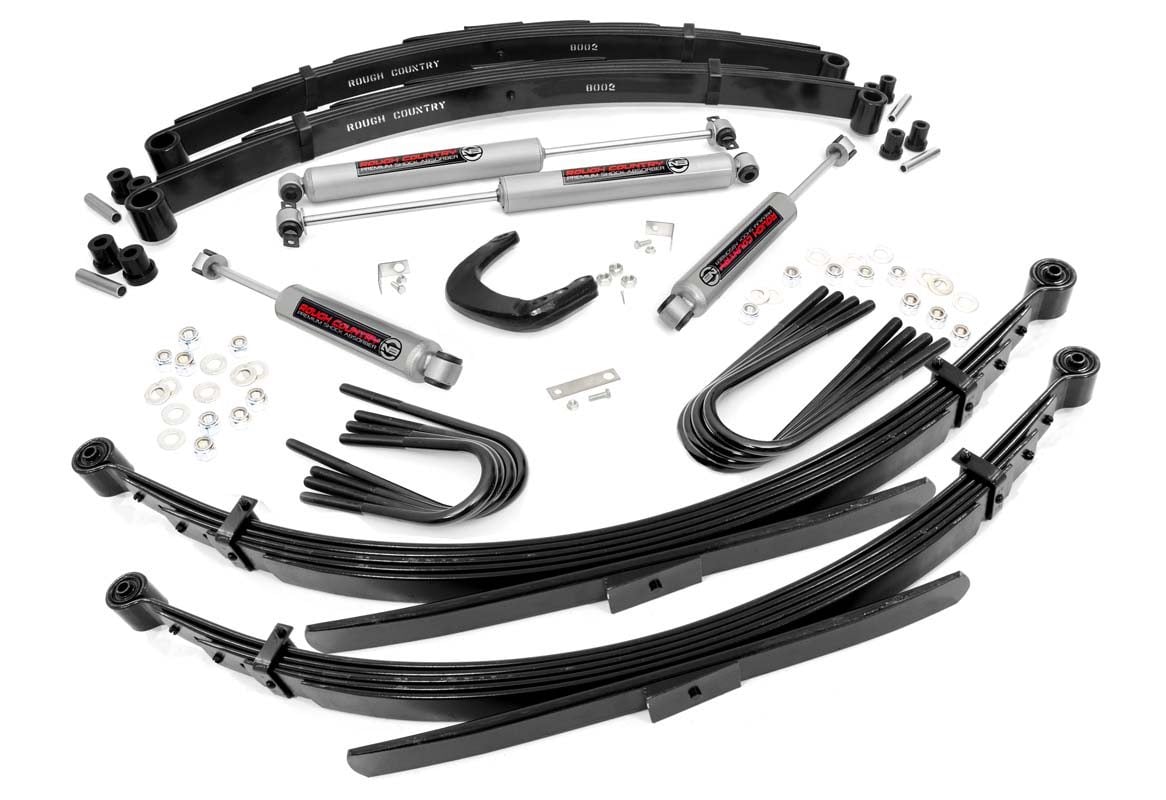 4 Inch Lift Kit 52 Inch Rear Springs Chevy/GMC C10/K10 Truck & SUV/K5 Blazer (73-76) Rough Country