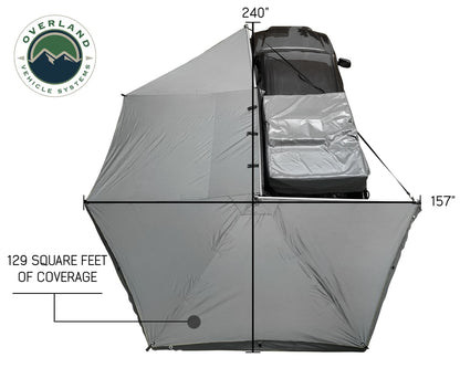 Nomadic Awning 270 Awning with Walls - Driver side Overland Vehicle Systems-4