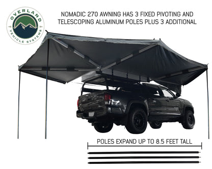 Nomadic Awning 270 Awning with Walls Passenger Overland Vehicle Systems-3
