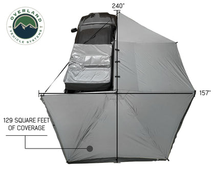 Nomadic Awning 270 Awning with Walls Passenger Overland Vehicle Systems-4