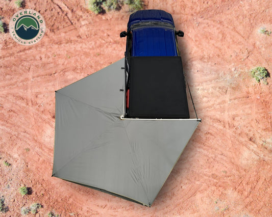 Overland Vehicle Systems 270 Degree Awning Free Standing - Nomadic 270 LT - Dark Gray Overland Vehicle Systems