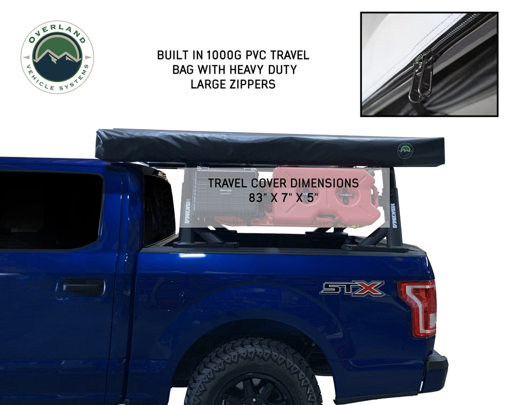 270 Degree Awning Free Standing - Nomadic 270 LT - Dark Gray Overland Vehicle Systems-15