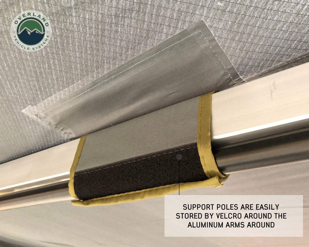 270 Degree Awning Free Standing - Nomadic 270 LT - Dark Gray Overland Vehicle Systems-7
