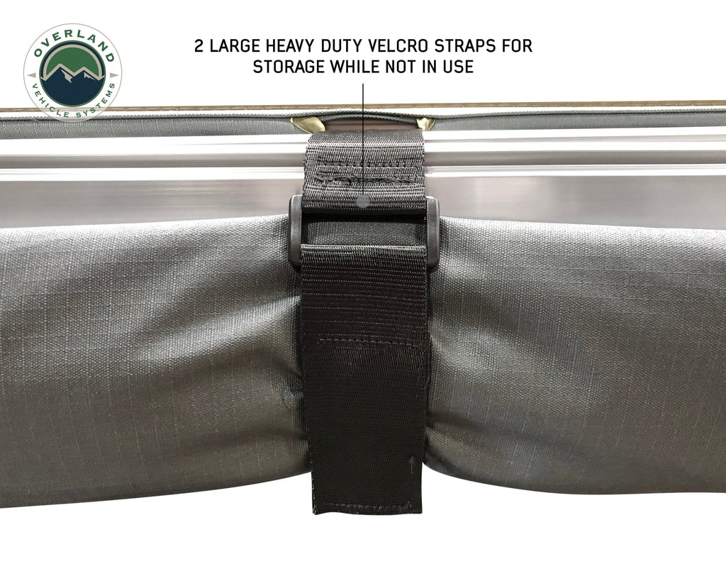 Overland Vehicle Systems 270 Degree Awning Free Standing - Nomadic 270 LT - Dark Gray Overland Vehicle Systems