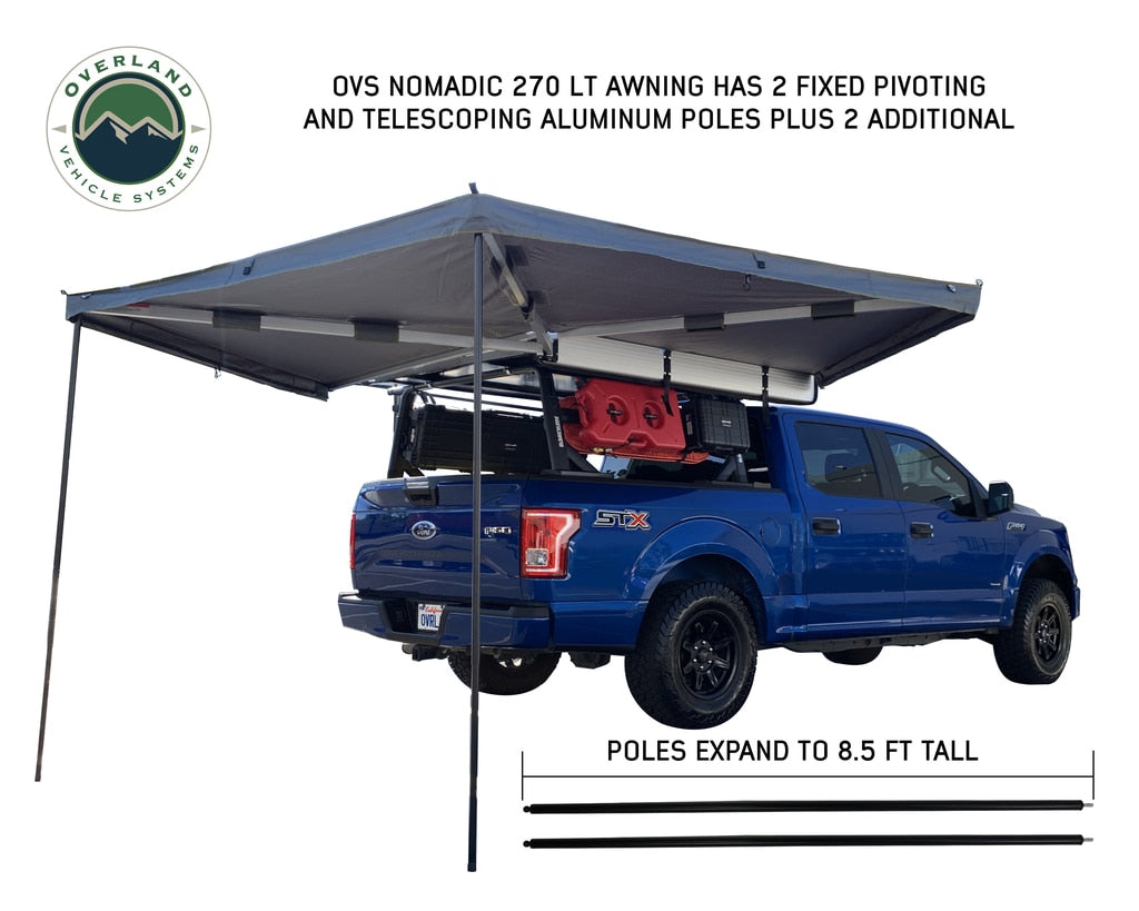 Overland Vehicle Systems 270 LT Awning - Passenger Side 270 degree awning Overland Vehicle Systems