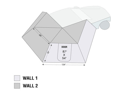 Shop Freestanding 270LT Awnings W/ Walls Passenger Overland Vehicle Systems-11