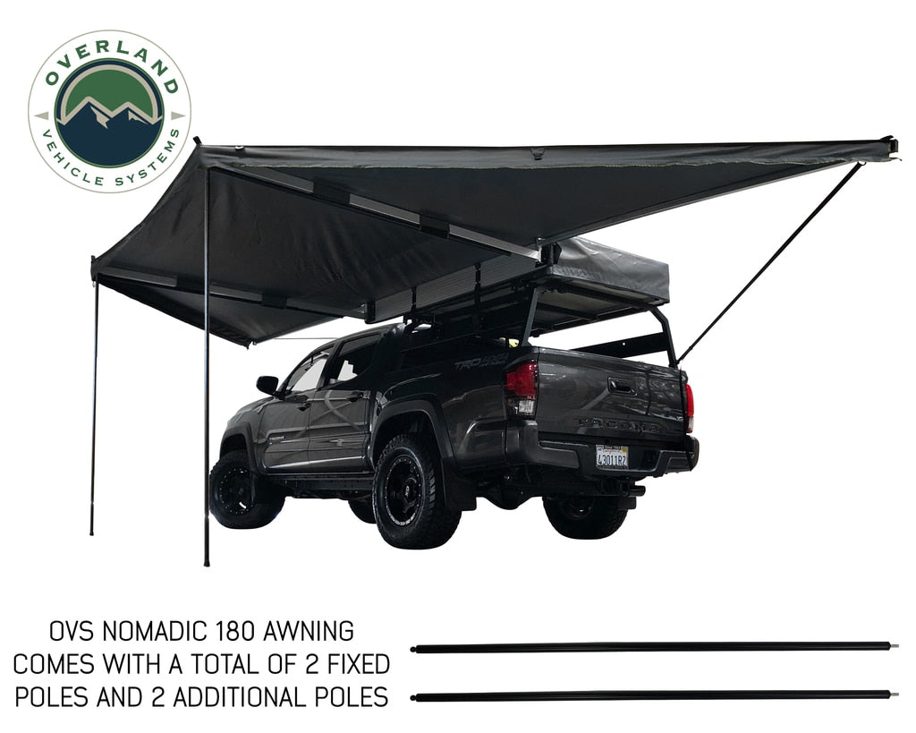 Overland Vehicle Systems Shop OVS Nomadic Awning 180 Degree Freestanding Overland Vehicle Systems