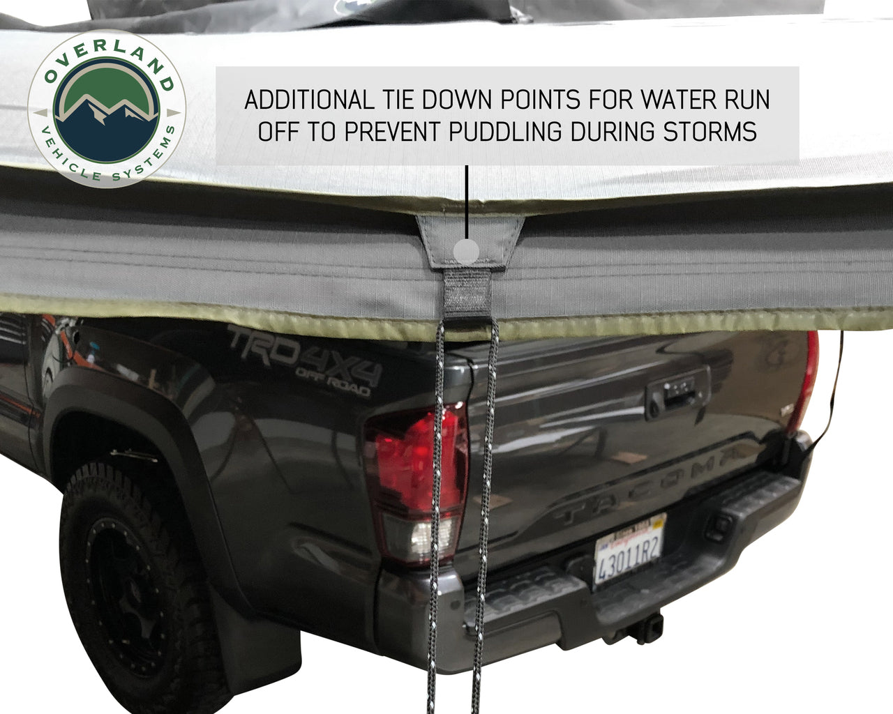 Overland Vehicle Systems Freestanding 180 Degree Awnings For Mid - High Roofline Vans Overland Vehicle Systems