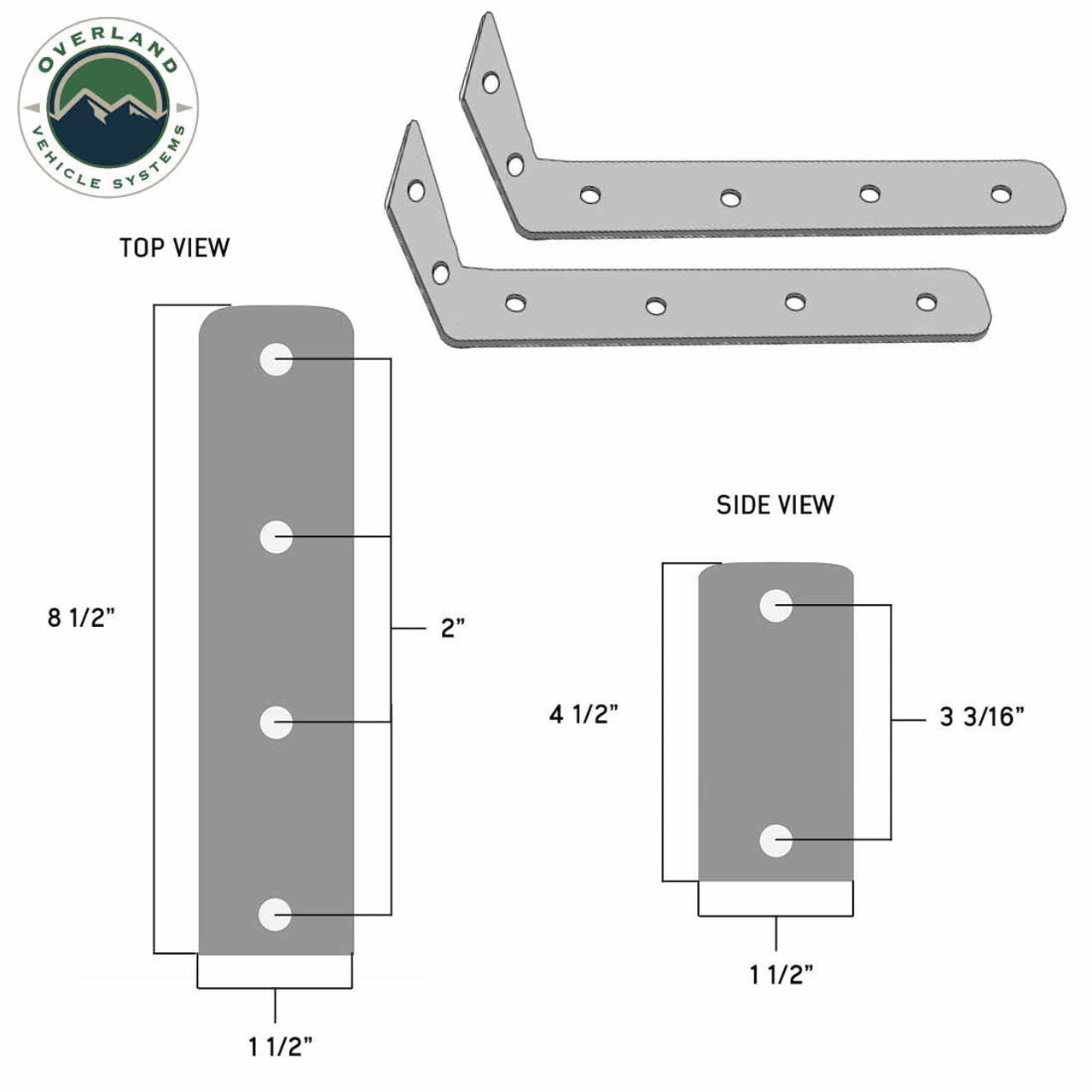 HD Nomadic 180 LTE - Awning, Grey Body, Green Trim and Black Travel Cover Overland Vehicle Systems-12
