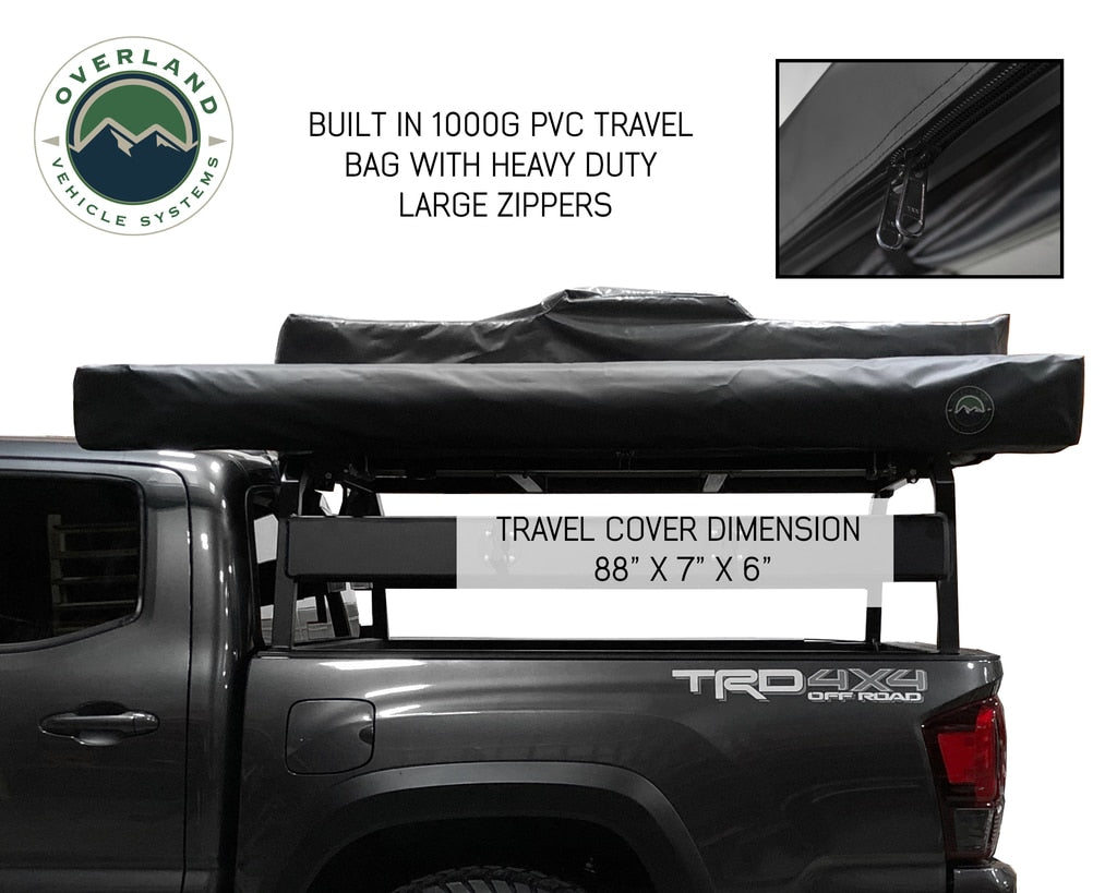 Overland Vehicle Systems Nomadic Awning 180 With Zip In Wall 180 Awning With Walls Overland Vehicle Systems