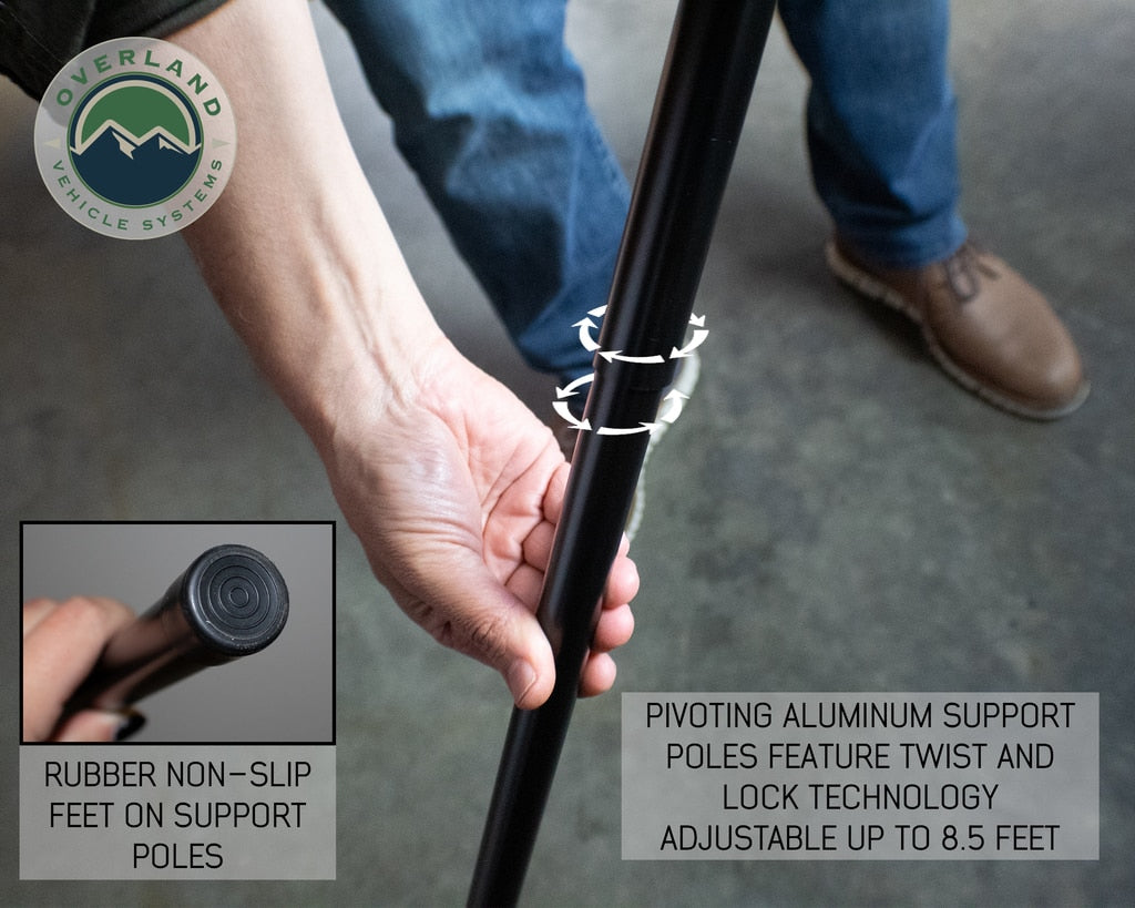 Nomadic Awning 180 With Zip In Wall 180 Awning With Walls Overland Vehicle Systems-5