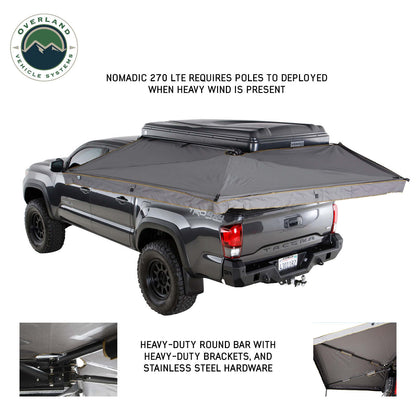 Nomadic 270 LTE Driver Side 270 Degree Awning Premium Overland Vehicle Systems-2