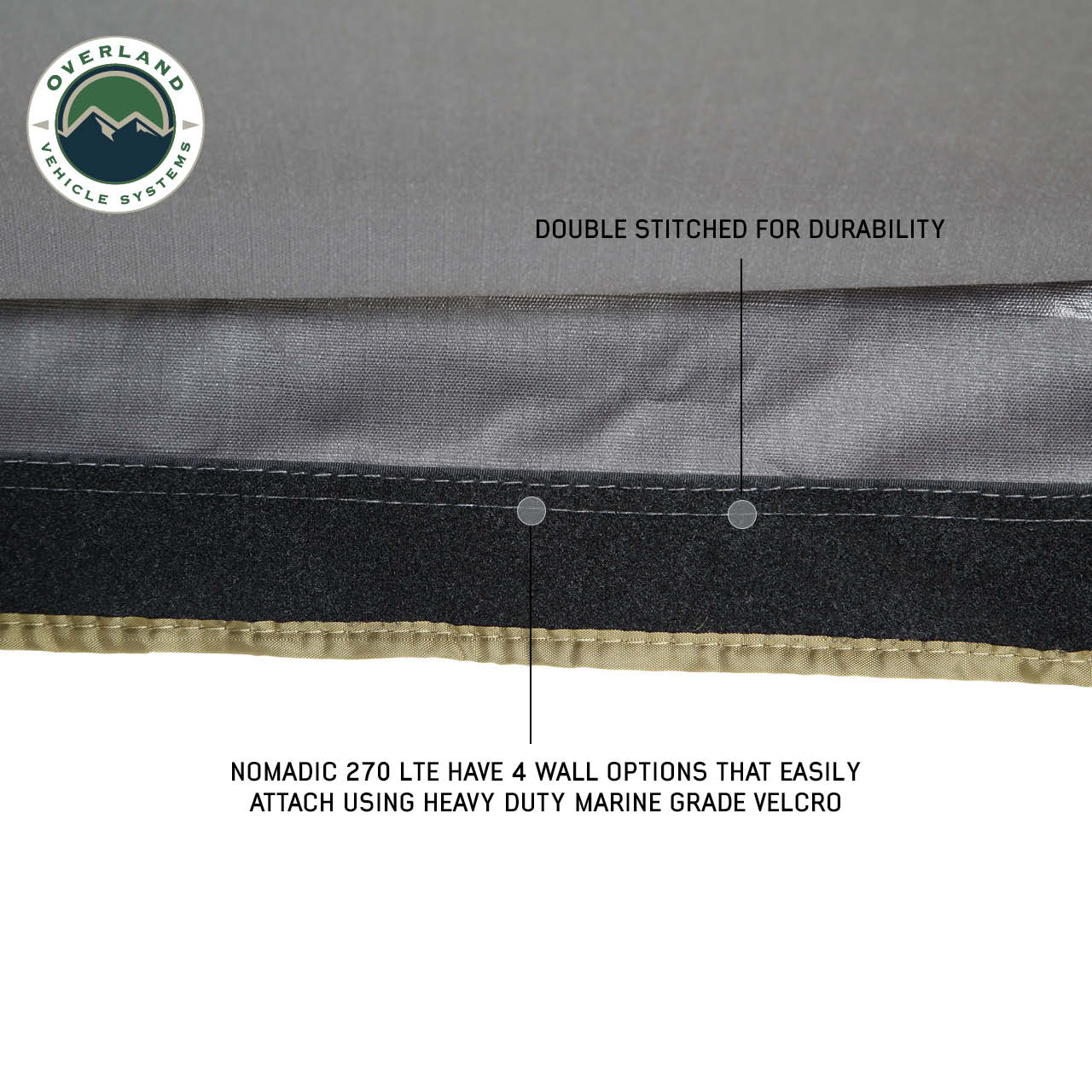 Nomadic 270 LTE Passenger Side 270 Degree Awning Overland Vehicle Systems-12
