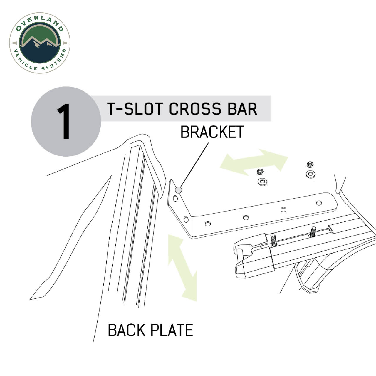 Overland Vehicle Systems Nomadic 270 LTE Passenger Side 270 Degree Awning Overland Vehicle Systems